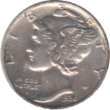 1936 USA SILVER DIME 10 CENTS - SILVER WORLD COINS - Cambridgeshire Coins