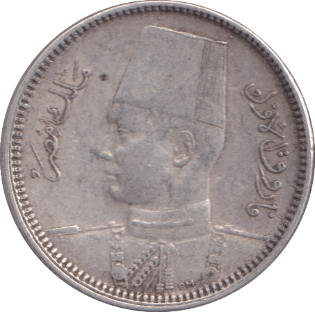 1937 2 PIASTRES EGYPT - WORLD COINS - Cambridgeshire Coins