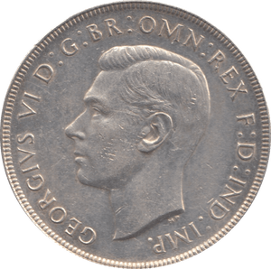 1937 AUSTRALIA SILVER CROWN - SILVER WORLD COINS - Cambridgeshire Coins