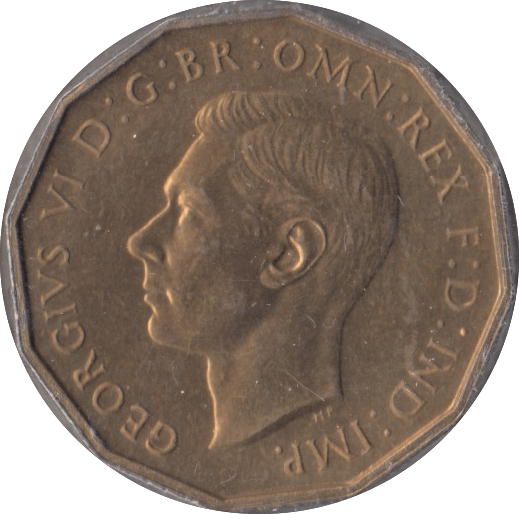 1937 BRASS THREEPENCE ( PROOF ) - Threepence - Cambridgeshire Coins