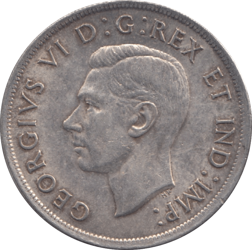1937 CANADA SILVER ONE DOLLAR 8 - WORLD SILVER COINS - Cambridgeshire Coins