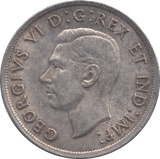 1937 CANADA SILVER ONE DOLLAR 8 - WORLD SILVER COINS - Cambridgeshire Coins