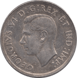 1937 CANADA SILVER ONE DOLLAR 9 - WORLD SILVER COINS - Cambridgeshire Coins
