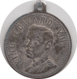 1937 COMMEMORATE CORONATION OF EDWARD VIII MEDALLION - MEDALLIONS - Cambridgeshire Coins