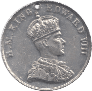 1937 COMMEMORATIVE CORONATION OF EDWARD VIII MEDALLION - MEDALLIONS - Cambridgeshire Coins
