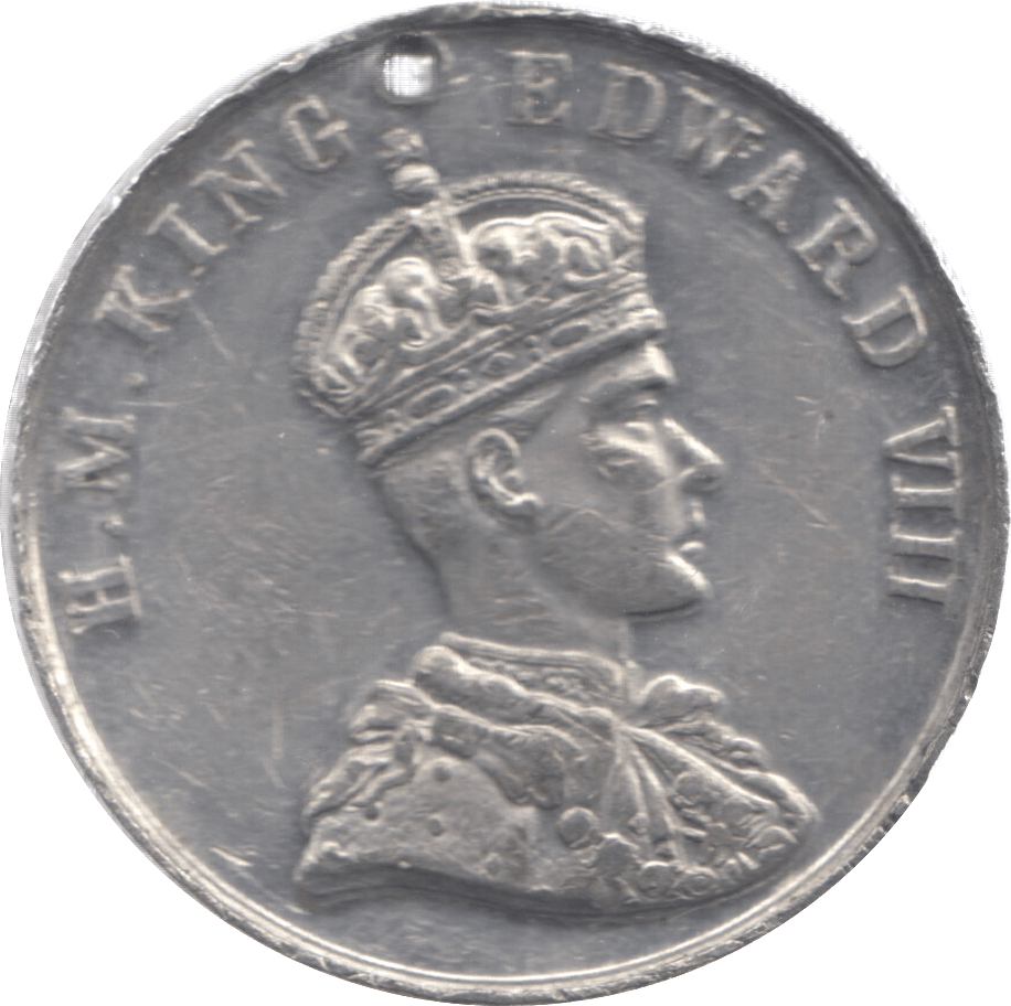 1937 COMMEMORATIVE CORONATION OF EDWARD VIII MEDALLION - MEDALLIONS - Cambridgeshire Coins