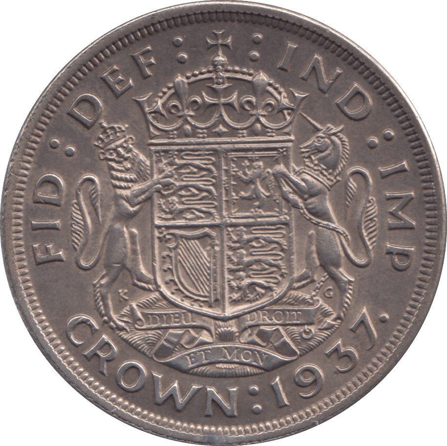 1937 CROWN ( AUNC ) 12 - Crown - Cambridgeshire Coins