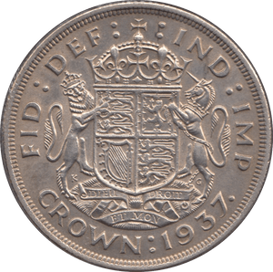 1937 CROWN ( AUNC ) 30 - Crown - Cambridgeshire Coins