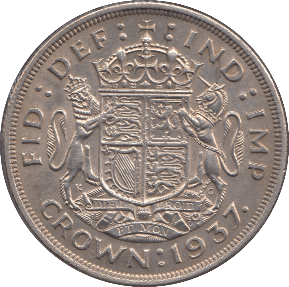 1937 CROWN ( AUNC ) 30 - Crown - Cambridgeshire Coins