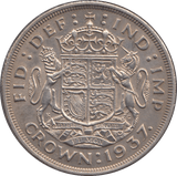 1937 CROWN ( AUNC ) 30 - Crown - Cambridgeshire Coins