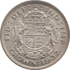 1937 CROWN ( AUNC ) 4 - Crown - Cambridgeshire Coins