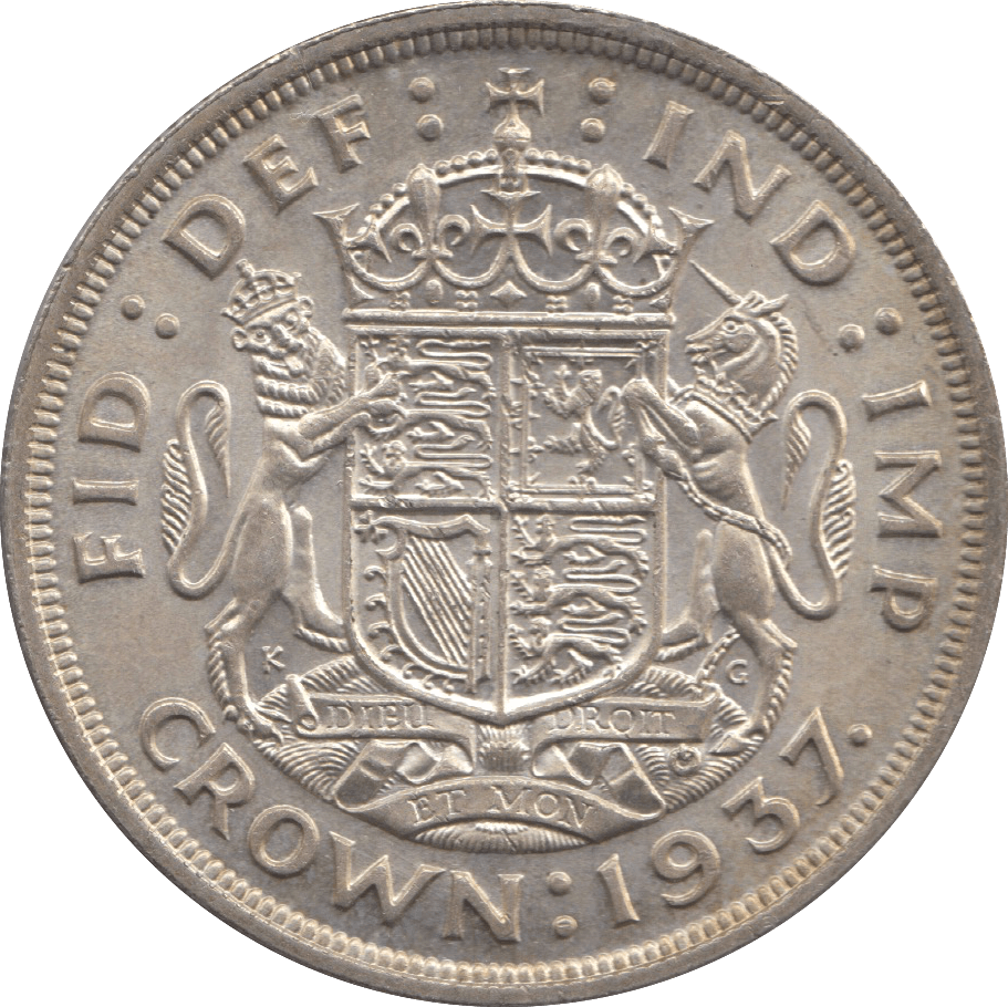 1937 CROWN ( AUNC ) 4 - Crown - Cambridgeshire Coins