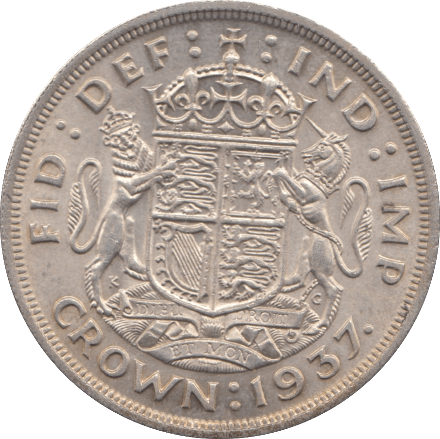 1937 CROWN ( AUNC ) 4 - Crown - Cambridgeshire Coins