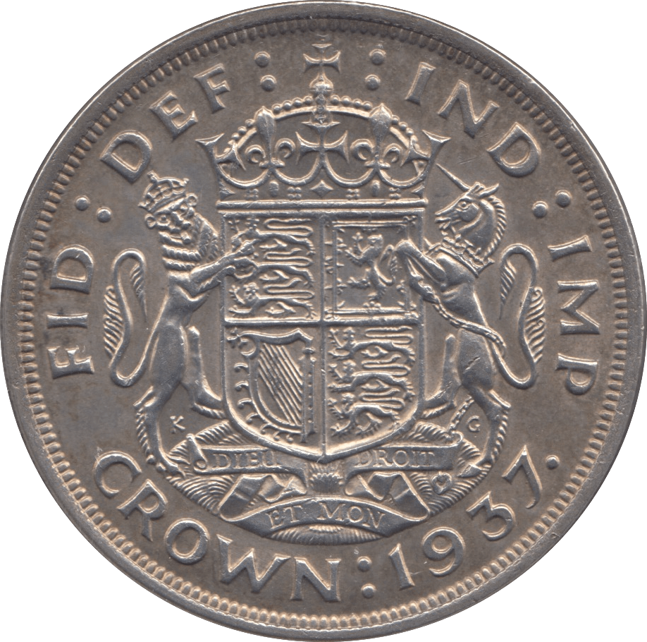 1937 CROWN ( AUNC ) 4 - Crown - Cambridgeshire Coins