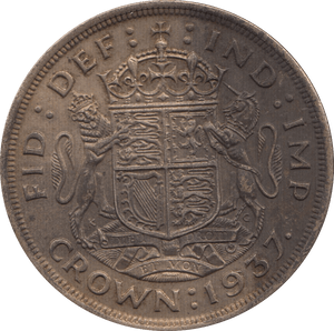 1937 CROWN ( AUNC ) 5 - CROWN - Cambridgeshire Coins