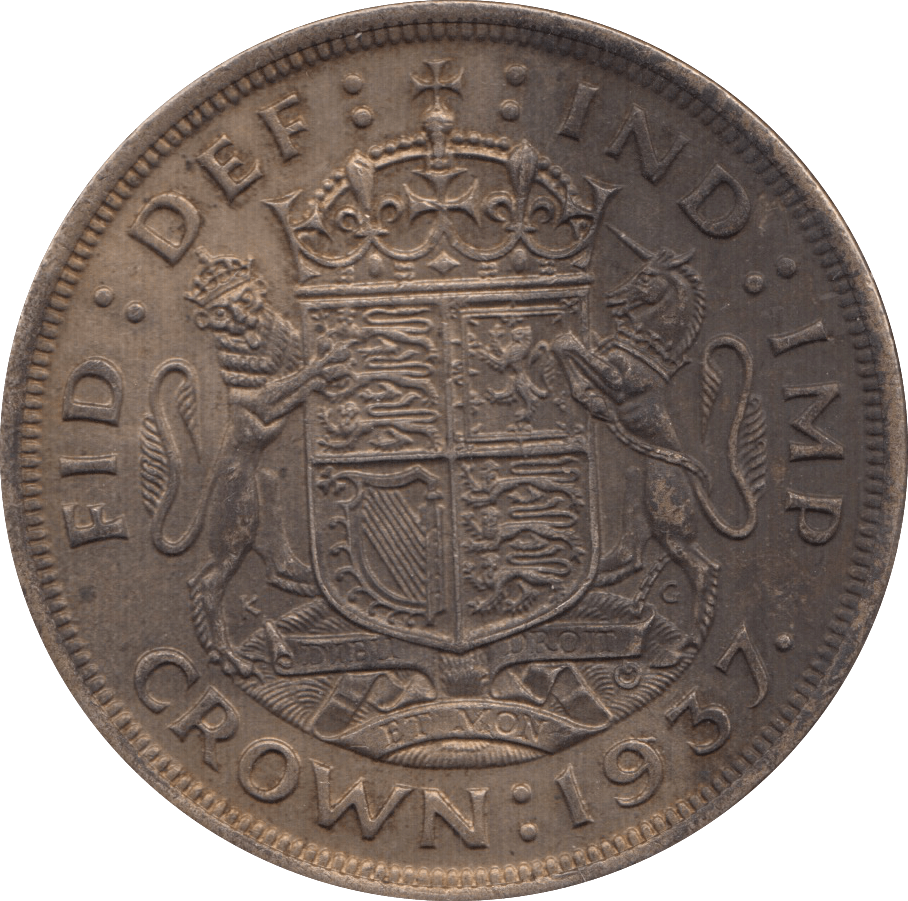 1937 CROWN ( AUNC ) 5 - CROWN - Cambridgeshire Coins