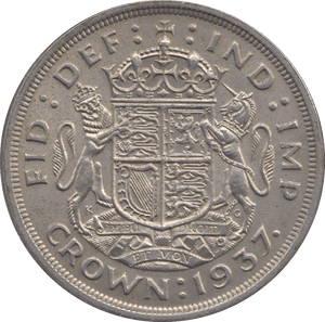 1937 CROWN ( AUNC ) 7A - Crown - Cambridgeshire Coins