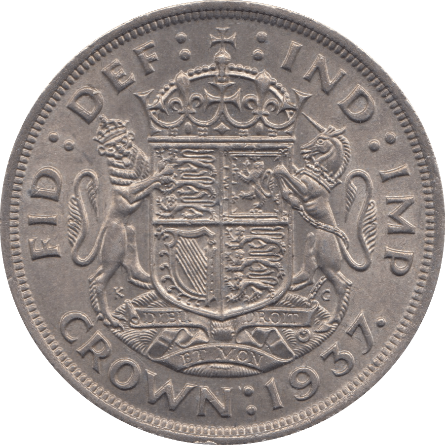 1937 CROWN ( AUNC ) 8 - Crown - Cambridgeshire Coins