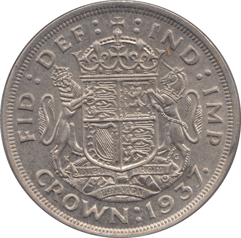 1937 CROWN ( AUNC ) - Crown - Cambridgeshire Coins
