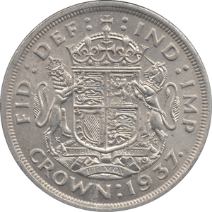 1937 CROWN ( AUNC ) - Crown - Cambridgeshire Coins