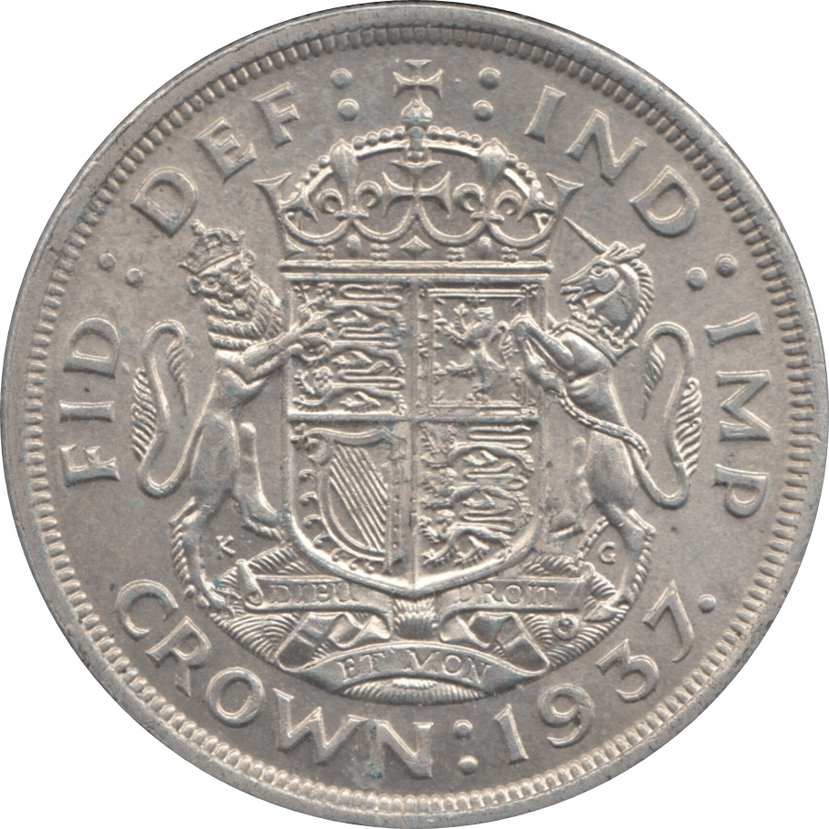1937 CROWN ( AUNC ) - Crown - Cambridgeshire Coins