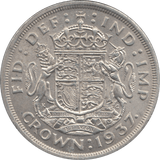 1937 CROWN ( AUNC ) - Crown - Cambridgeshire Coins