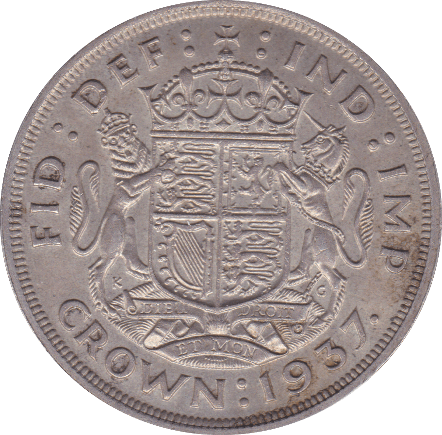 1937 CROWN ( AUNC ) D - Crown - Cambridgeshire Coins