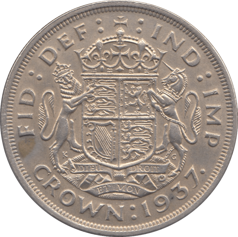 1937 CROWN ( EF ) 10 - Crown - Cambridgeshire Coins
