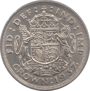1937 CROWN ( EF ) 13 - Crown - Cambridgeshire Coins