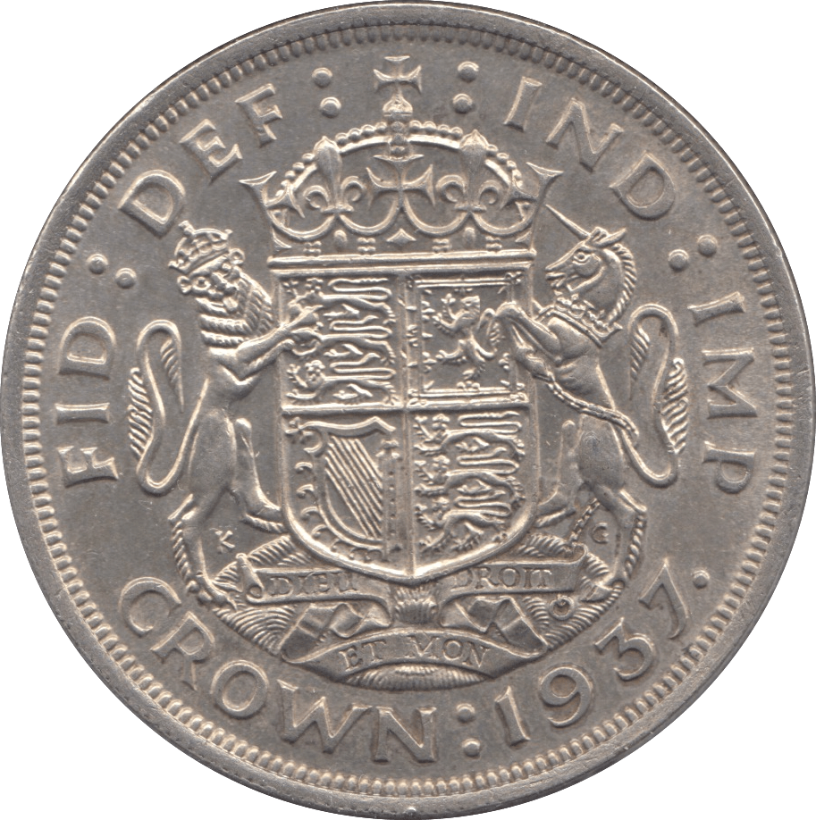 1937 CROWN ( EF ) 13 - Crown - Cambridgeshire Coins