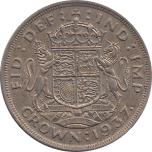 1937 CROWN ( EF ) 1 - Crown - Cambridgeshire Coins