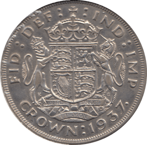 1937 CROWN ( EF ) 2 - Crown - Cambridgeshire Coins