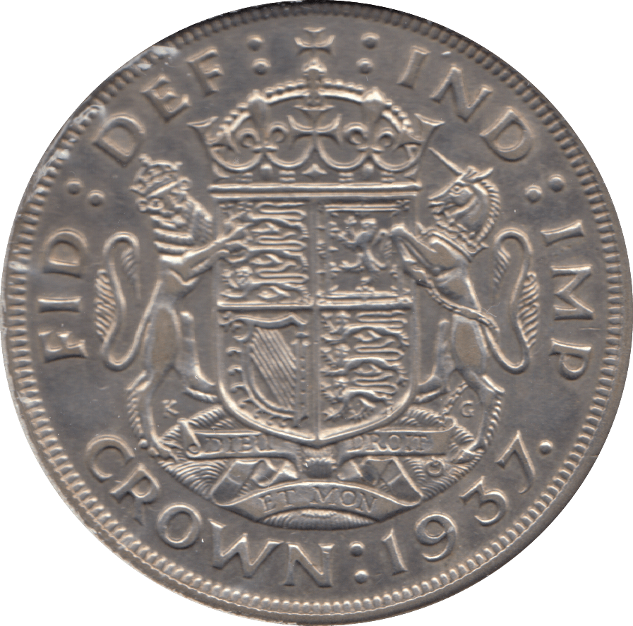 1937 CROWN ( EF ) 2 - Crown - Cambridgeshire Coins