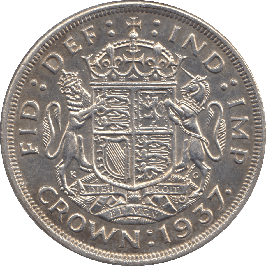1937 CROWN ( EF ) 30 - Crown - Cambridgeshire Coins