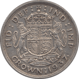 1937 CROWN ( EF ) 3 - Crown - Cambridgeshire Coins