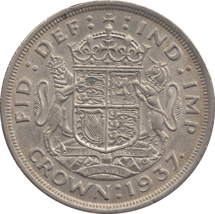1937 CROWN ( EF ) 4 - Crown - Cambridgeshire Coins
