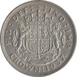1937 CROWN ( EF ) 4 - CROWN - Cambridgeshire Coins