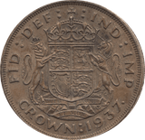 1937 CROWN ( EF ) 4 - CROWN - Cambridgeshire Coins