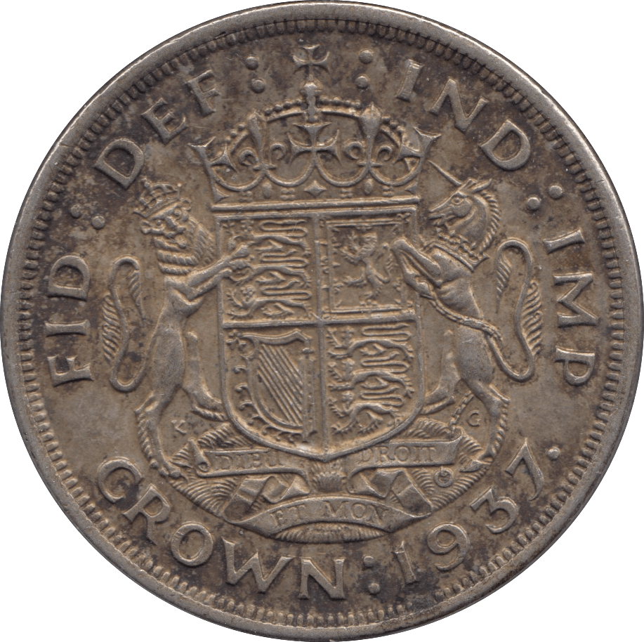 1937 CROWN ( EF ) 5 - Crown - Cambridgeshire Coins