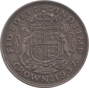 1937 CROWN ( EF ) 5 - Crown - Cambridgeshire Coins