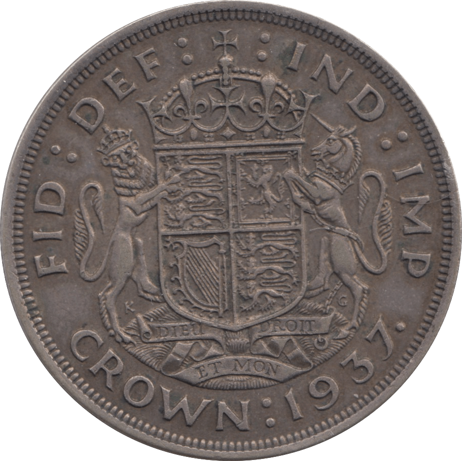 1937 CROWN ( EF ) 5 - Crown - Cambridgeshire Coins