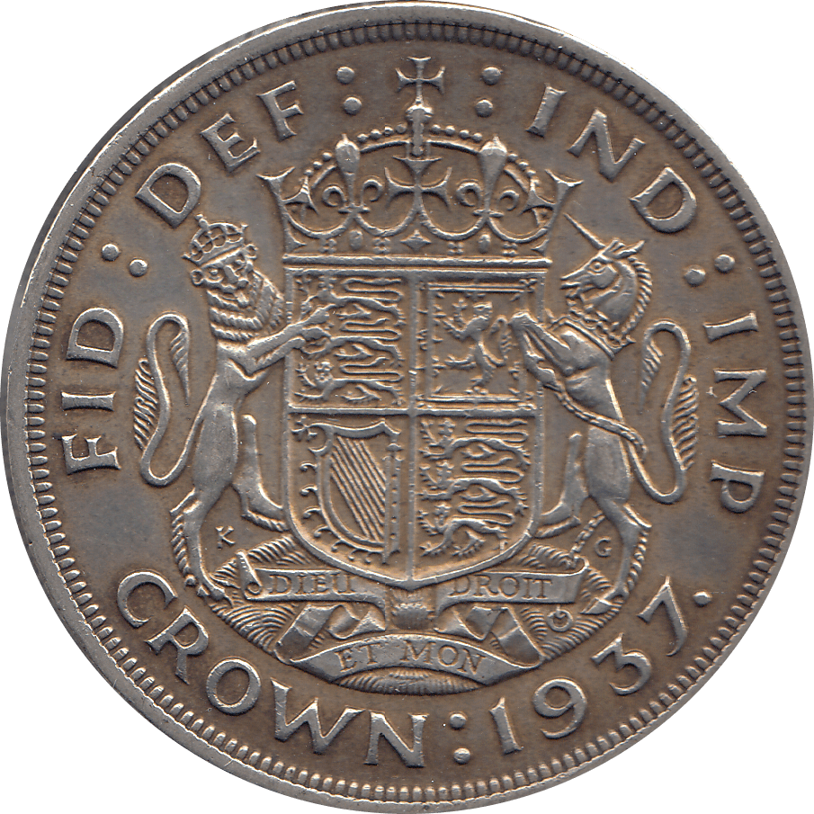 1937 CROWN ( EF ) 6 - Crown - Cambridgeshire Coins