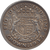 1937 CROWN ( EF ) 6 - Crown - Cambridgeshire Coins