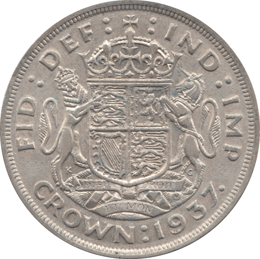 1937 CROWN ( EF ) A 11 - Crown - Cambridgeshire Coins