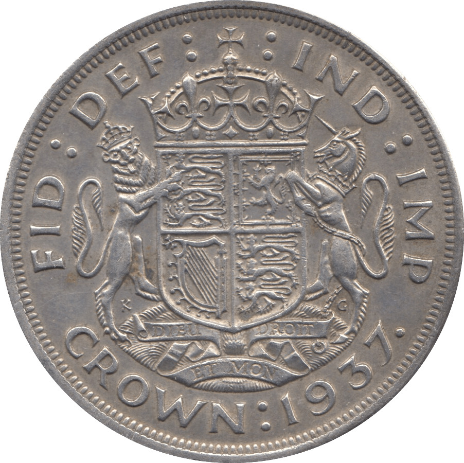 1937 CROWN ( EF ) - Crown - Cambridgeshire Coins