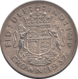 1937 CROWN ( EF ) - Crown - Cambridgeshire Coins