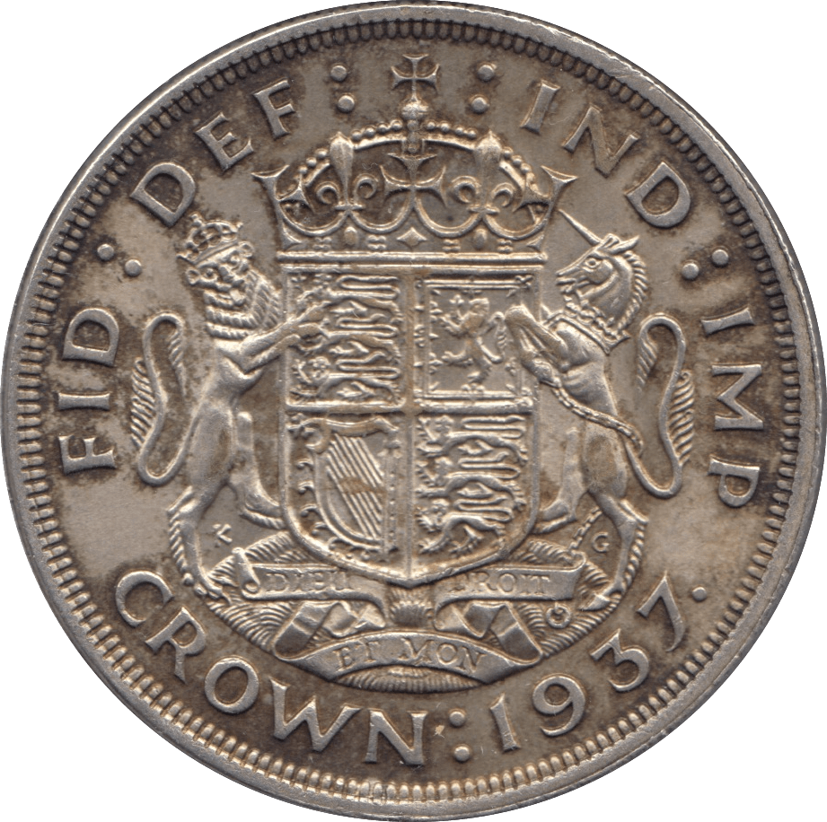 1937 CROWN ( EF ) - Crown - Cambridgeshire Coins