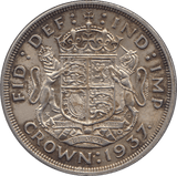 1937 CROWN ( EF ) - Crown - Cambridgeshire Coins