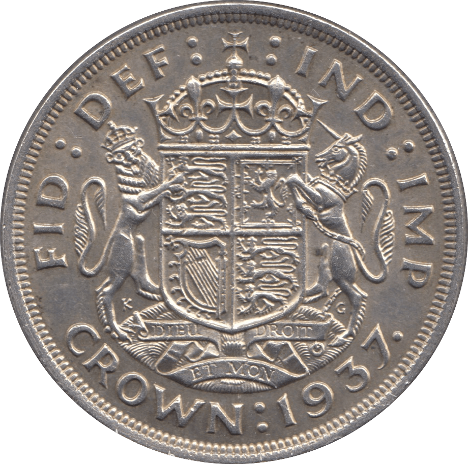 1937 CROWN ( EF ) - Crown - Cambridgeshire Coins