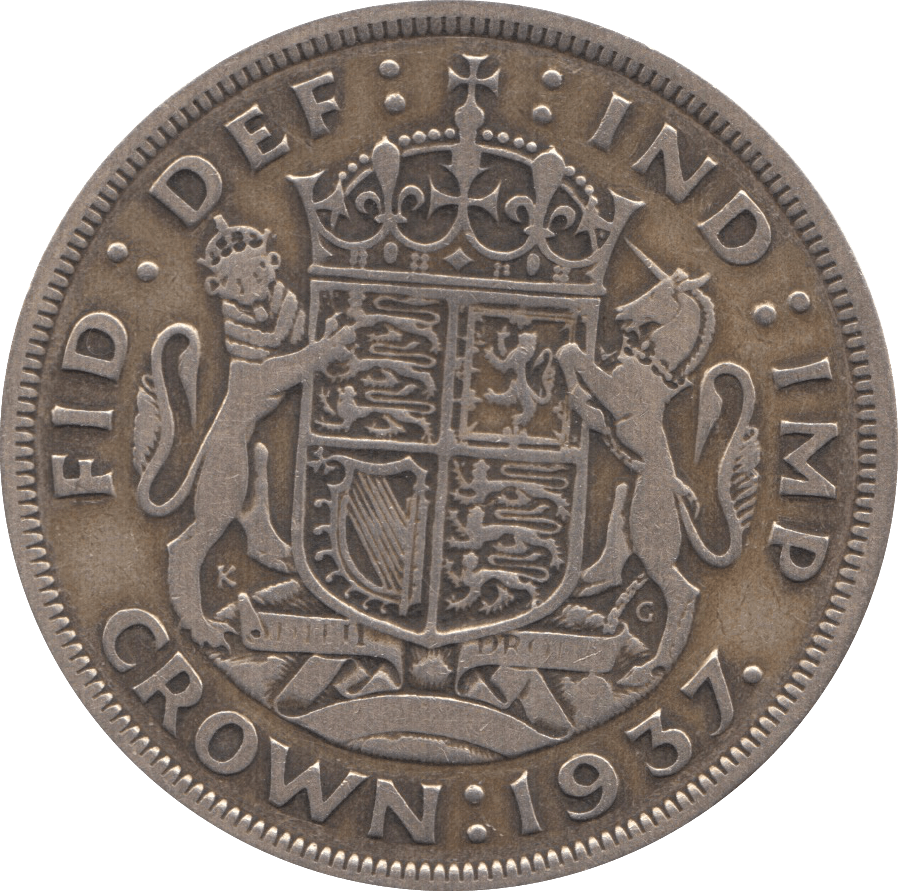 1937 CROWN ( FINE ) 4 - CROWN - Cambridgeshire Coins